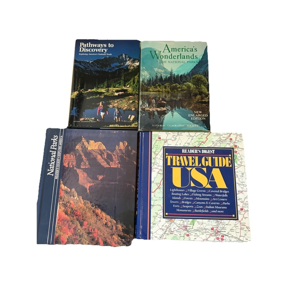 Vtg Lot Of Readers Digest America Scenic Travel‎ National Parks Travel Lot USA
